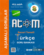 8. Sınıf Atom Beceri Temelli Türkçe Aşamalı Soru Bankası 